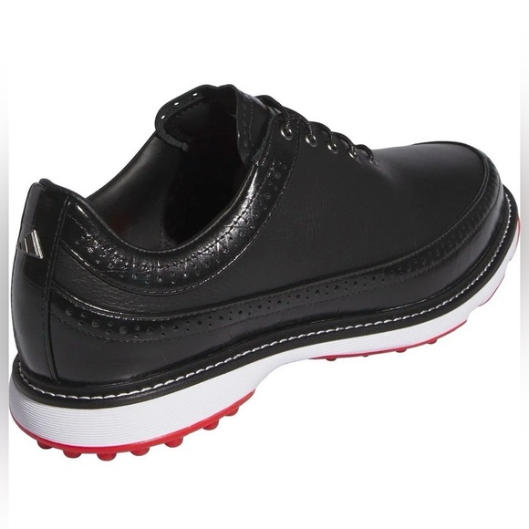 Adidas MC 80 Unisex Golf Shoes-Black/Red-Size (Men7/Women 8)NIB⛳️ - Picture 4 of 10